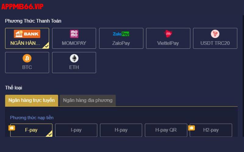 Chia sẻ cách nạp tiền MB66 nhanh